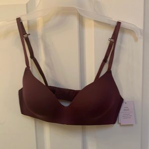 NWT 34B Brownish Wine Color Auden Softcup Bra